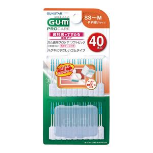 ガム(G・U・M) 歯周プロケア ソフトピック カーブ型30P サイズSS-M