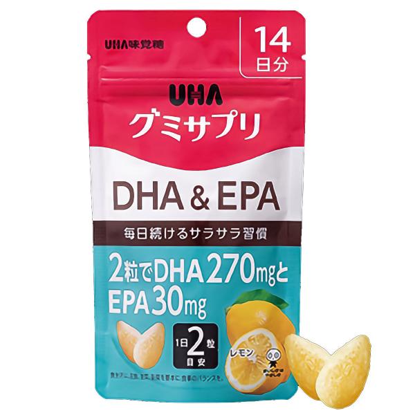UHA味覚糖 グミサプリ DHA＆EPA 14日分 28粒 メール便送料無料