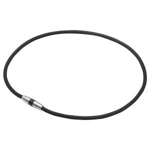RAKUWA ファイテン ネック X100 カーボン シルバー サイズ50cm