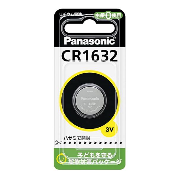 パナソニック コイン形リチウム電池 CR1632 1個入 メール便送料無料