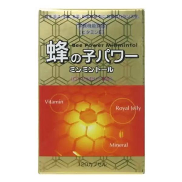 蜂の子パワー ミンミントール 120カプセル