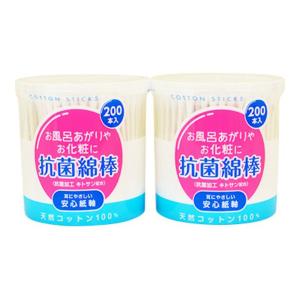 抗菌綿棒A 200本×2個 リブ・ラボラトリーズ 抗菌綿棒Ａ ※取り寄せ商品　返品不可