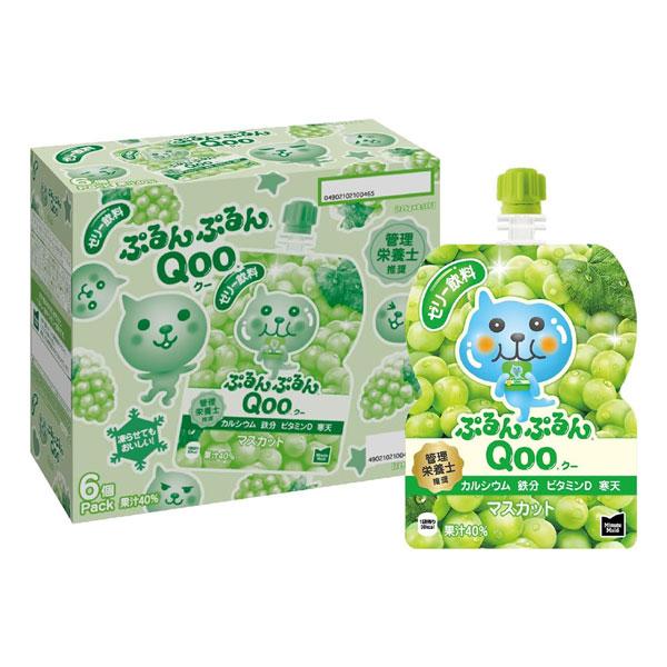 ミニッツメイド ぷるんぷるんQoo マスカット パウチ 125g×6袋入