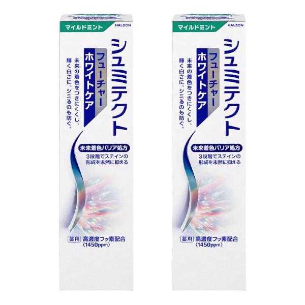 シュミテクト フューチャーホワイトケア マイルドミント 80g×2個セット 医薬部外品 メール便送料...