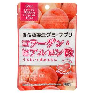 養命酒製造 グミ×サプリ コラーゲン＆ヒアルロン酸 40g メール便送料無料