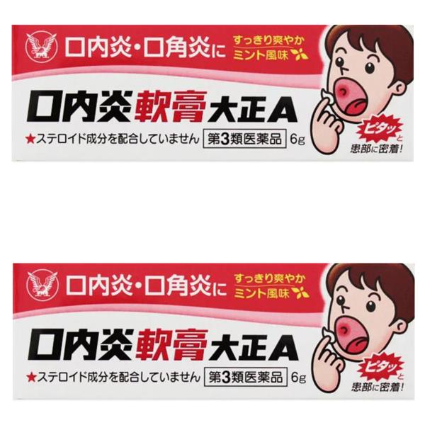 【第3類医薬品】 大正製薬 口内炎軟膏大正A 6g×2個 メール便送料無料