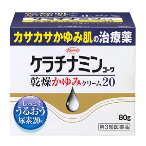 【第3類医薬品】  ケラチナミンコーワ乾燥かゆみクリーム20 (80g)｜くすりの勉強堂