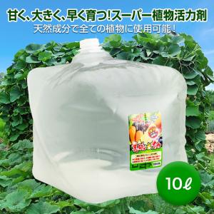 植物活力剤 美味大豊作GT-S 10リットル 肥料 野菜 園芸 果樹 土壌改良剤 肥料 植物活性剤 作物 活力剤 ガーデニング 爆買
