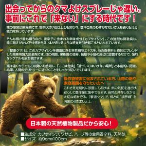 熊対策グッズ 撃退クマ激臭シート2026最新版...の詳細画像1
