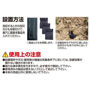 モグラ 撃退 忌避剤 撃退モグラ激臭シート 3...の詳細画像3