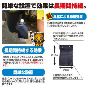 野良猫対策 撃退ネコ激臭シート強力タイプ5個入...の詳細画像3