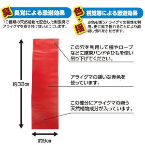 アライグマ撃退 忌避剤 撃退アライグマ激臭シー...の詳細画像4