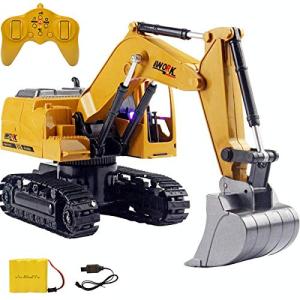 多機能 ショベルカー ショベル RCブルドーザー RCカー 子供のおもちゃの車 建設車両おもちゃ ラジオコントロール 大きいサイズ