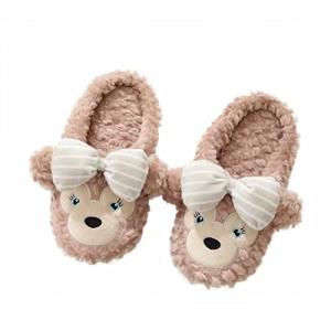 ダッフィー シェリーメイ ジェラトーニ ステラルー モコモコ スリッパ ルームシューズ 冬 室内 トイレ 防寒 静音 暖かい レディ