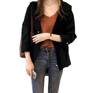 Maison de TAO フード コート 羽織 もの ジャケット レディース