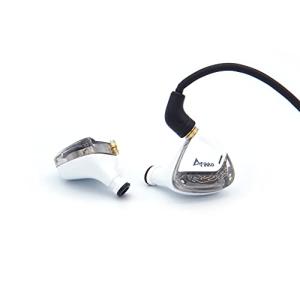 ikko （アイコー） OH2 IEM カナル型 イヤホン - ダイナミック 3.5mmプラグ MMCX着脱式 有線ケーブル (ホワイト)の商品画像