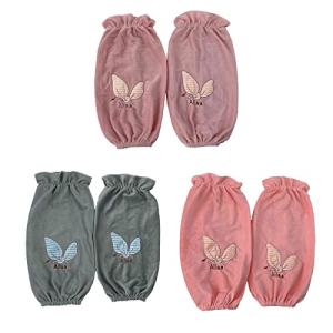 ルナリ アームウォーマー 3色セット オフィス 事務 アームカバー 袖口カバー 家事 掃除 汚れ防止 手首 冷え対策