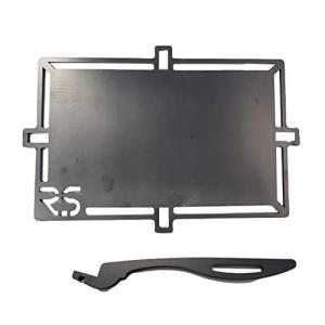 RSプロダクト バーベキュープレート 鉄板 ソロキャンプ コンパクトお庭サイズ ミニサイズ BBQ プレート160x25