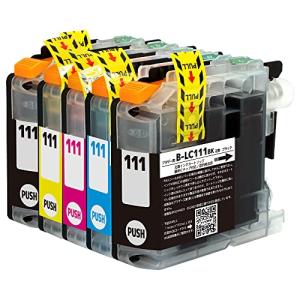 brother  LC111-4PK 互換インクカートリッジ ICチップ付 LC111 4色 ＋ブラック（