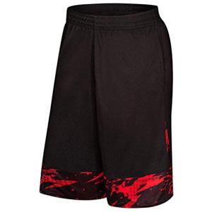 ベクー バスパン 迷彩 カモフラ柄 ポケット付き 速乾 通気 透汗 スポーツ トレーニング バスケット パンツ レッド迷彩 M