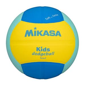 ミカサ(MIKASA) スマイルドッジボール 2号 160ｇ 青/黄/緑