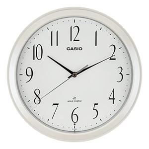 CASIO(カシオ) 掛け時計 電波 ホワイト 直径26.8cm アナログ