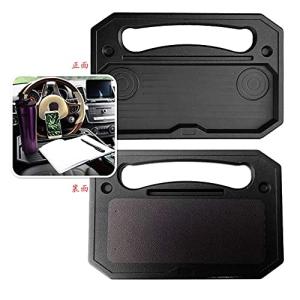 OBEST ハンドル ステアリング 車用トレイ 取付 テーブル ハンドル テーブル 滑り止め 車載用テーブル 自動車トレー 運転手が ノートパソコン作