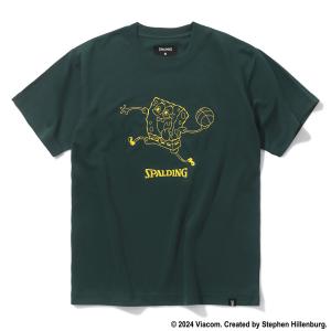 ジュニア Tシャツ スポンジ・ボブ MFTG SJT24062S スポルディング バスケットボール バスケ ウェア 練習着 子供 ジュニア キッズ｜benorstyle