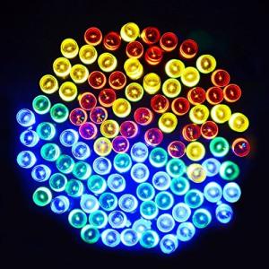 Berocia ストリングライト ソーラー led 屋外 200 led 8モード イルミネーションライト太陽充電 IP65防水 クリスマスライトソー