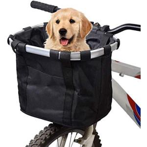 自転車カゴ前 自転車用バスケット 折りたたみ式 自転車 かご 脱着式 自転車バスケットかご 耐荷重10KG 防水 取り付け 簡単 サイクリング ・マウ