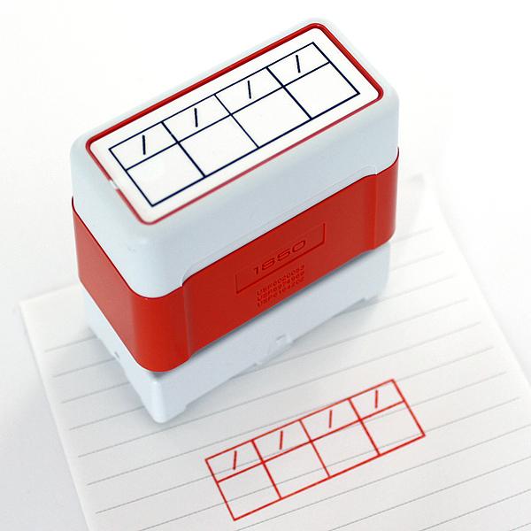 解き直し ハンコ 中学受験 学習 スタンプ 日付記入 浸透印 brother ブラザー イラスト デ...