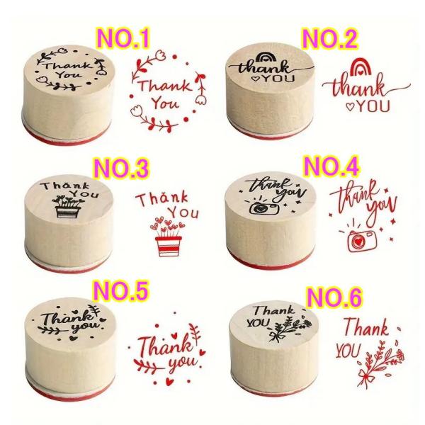 即日発送 ゴム印 スタンプ Thank You ありがとう 感謝の気持ちを込めて 印鑑 イラスト入り...