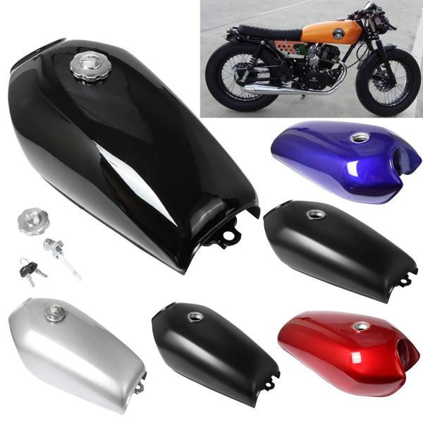 ホンダ cg125 cg125s cg250 用 燃料タンク 9l 2.4ガロン レトロ キャップ ...