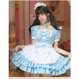 メイド服 5点セット メイド 服 コスプレ 衣...の詳細画像3