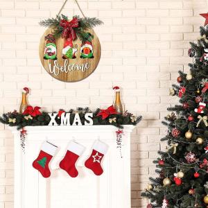 クリスマスリース 30cm クリスマス飾りドア...の詳細画像4