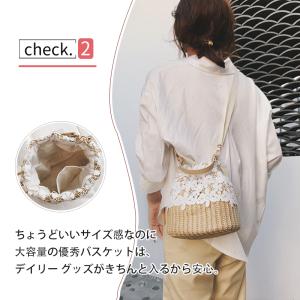 【スカーフおまけ】浴衣バッグ バッグ かごバッ...の詳細画像2