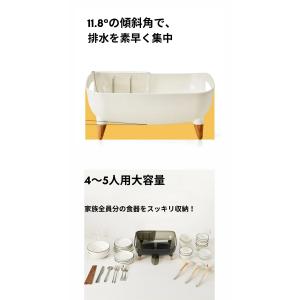 水切りラック 食器収納 水切りカゴ 食器棚 食...の詳細画像4