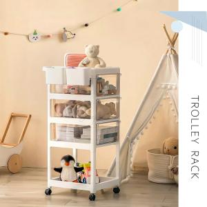 ワゴン キャスター付き ストッパー 取っ手付き...の詳細画像1