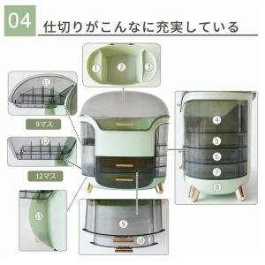 コスメボックス 大容量 化粧品 収納ボックス ...の詳細画像4