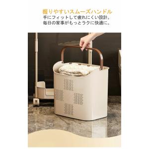 ランドリーワゴン 大容量 ランドリーバスケット...の詳細画像4
