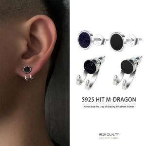 ピアス メンズピアス 両耳用 耳飾り シルバー925 かっこいい おしゃれ 男性 人気 流行 耳飾り 金属アレルギー対応 誕生日 ギフト 贈り物 送料無料 Yb2142e Benu 通販 Yahoo ショッピング