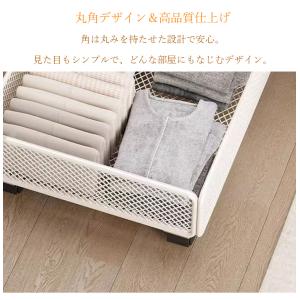 ベッド下収納ボックス 鉄製 床下収納ボックス ...の詳細画像5