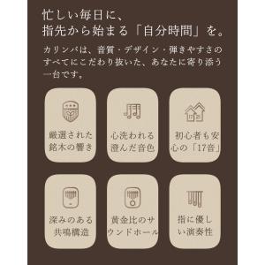 カリンバ 17キー 楽器 初心者 セット Hl...の詳細画像1