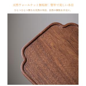 お菓子入れ 収納ボックス 天然ウォールナット材...の詳細画像2