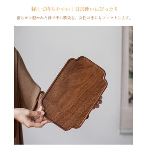 お菓子入れ 収納ボックス 天然ウォールナット材...の詳細画像3