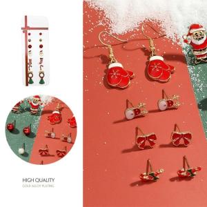 クリスマスピアス 樹脂ポスト 樹脂ピアス クリスマスツリー キラキラ