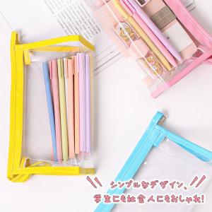 ペンケース 筆箱 透明 ペンポーチ 高校生 女...の詳細画像5