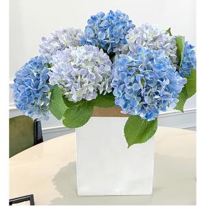 造花 あじさい 紫陽花 造花ブーケ フェイクフ...の詳細画像5