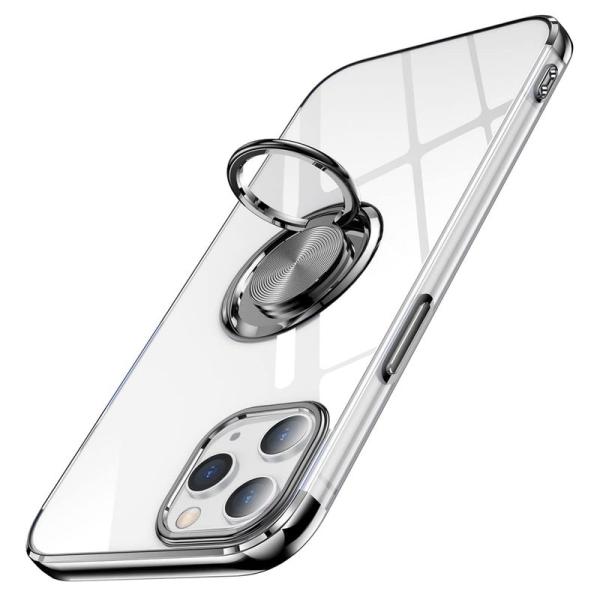 iPhone 15 Pro 適用 ケース クリア リング付き アイホン 15 プロ カバー 透明 お...