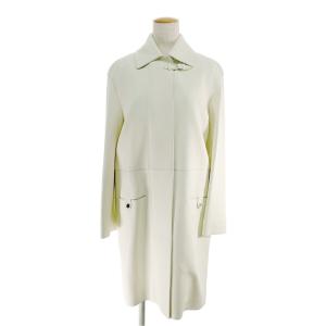 HERMES（エルメス） コート 23SS レザートレンチ バイカラー